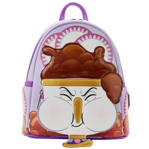 Loungefly Beauty and the Beast Chip Bubbles Mini Backpack Belle